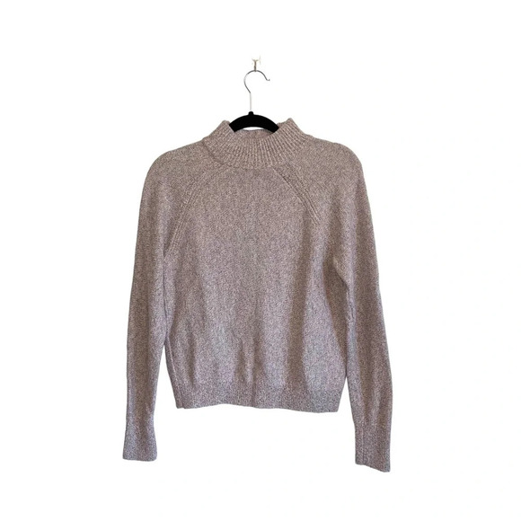 Abercrombie & Fitch Light Pink Marled Mock Neck Pullover Sweater Small Women’s - Picture 10 of 10